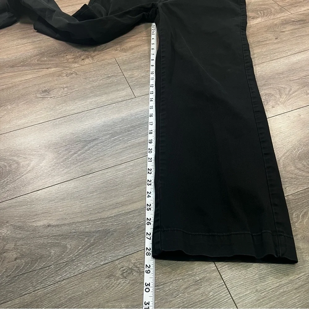 Riders by Lee Curvier Casual Dress Work Black Pants Size 16 M Chino Trousers - Picture 6 of 10